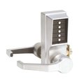 Dorma L1000 Left Hand Satin Chrome Cylindrical Lock with Lever No Key Overide SIMPLEX L1000